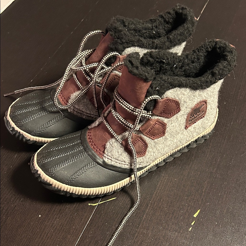 Sorel Ankle Boots in Black, Gray, and Brown